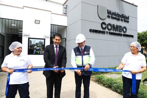 Alcalde Bruce inauguró en Surco el comedor municipal más grande del país