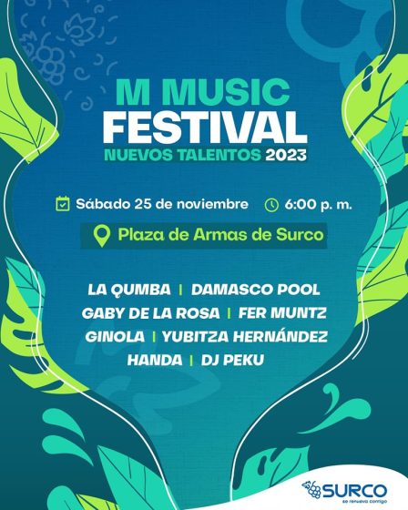 Surco se prepara para la celebración del “M MUSIC FESTIVAL 2023”