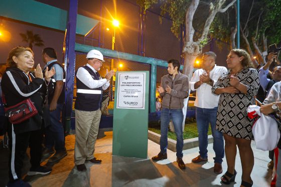 Municipalidad de Surco inaugura Polideportivo y Club del Vecino “Los Precursores”