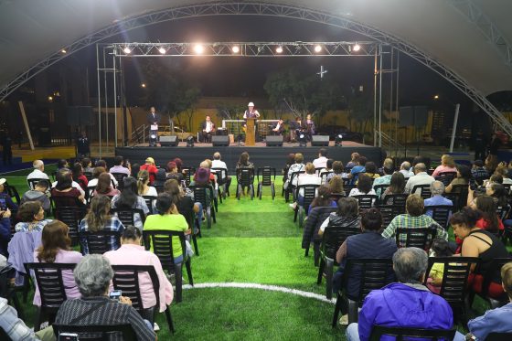 Alcalde de Surco inaugura el renovado parque Carlos Ventura con infraestructura moderna y más seguridad para los vecinos