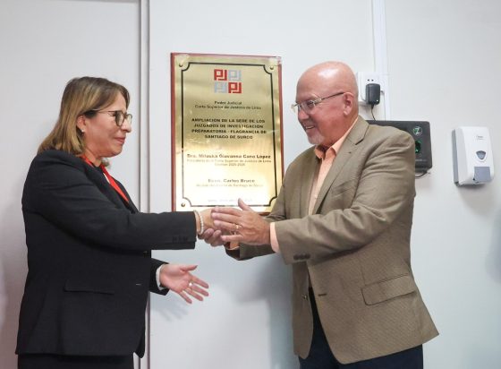 Alcalde de Surco y presidenta de Corte Superior de Lima inauguraron la ampliación de la sede de juzgados de flagrancia