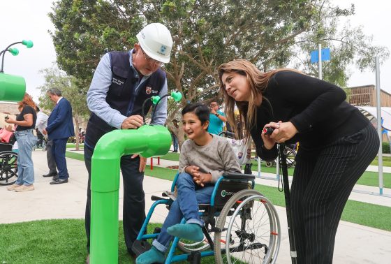 El parque inclusivo más grande y moderno del país ha sido construido en Santiago de Surco