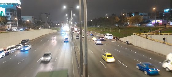 Panamericana Sur en Santiago de Surco tiene ahora mejor iluminación