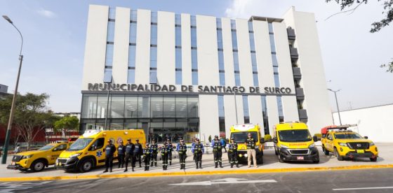 Surco adquirió dos modernas ambulancias de última generación para reforzar atención de emergencias
