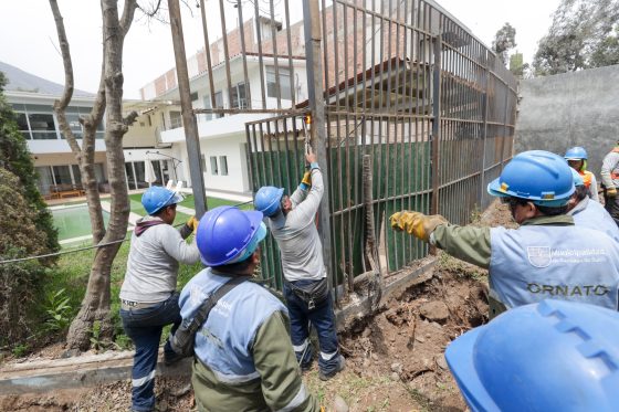 Surco recuperó 20,000 metros cuadrados de área pública invadida en Los Álamos de Monterrico