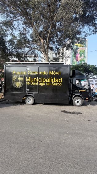 Elecciones Generales: Surco pone en operación moderno Puesto de Comando Móvil para reforzar la seguridad