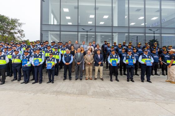 Municipalidad de Surco distingue a seis serenos por su destacada labor en seguridad ciudadana