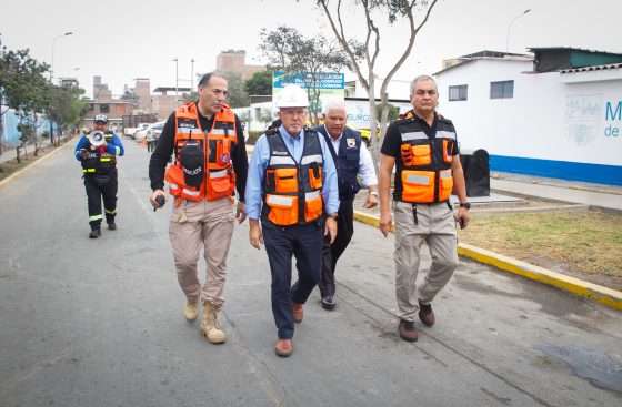 Alcalde Carlos Bruce supervisó el desarrollo del Simulacro Nacional Multipeligro en el parque Mateo Pumacahua